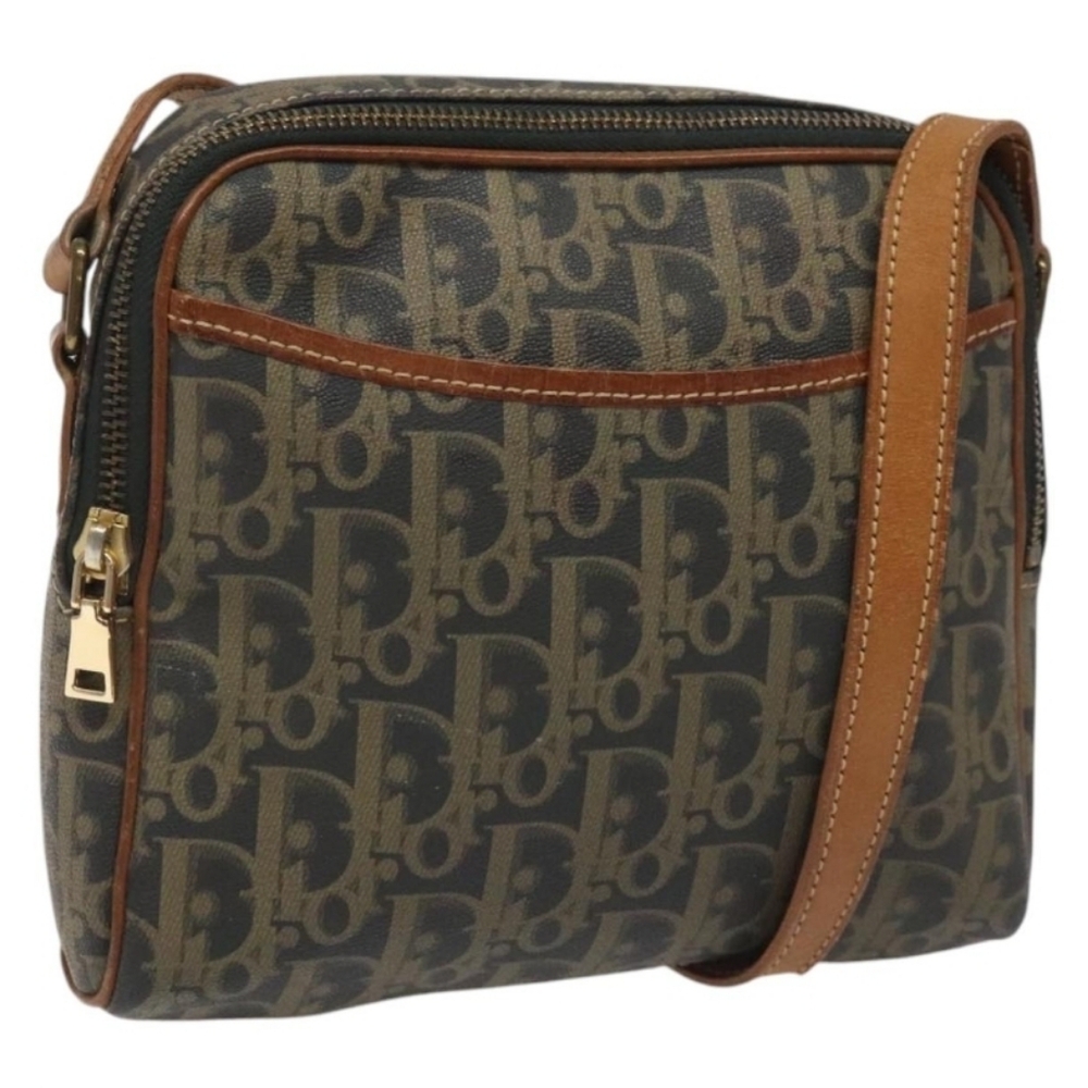 Christian DIOR Trotter Canvas Shoulder Bag PVC